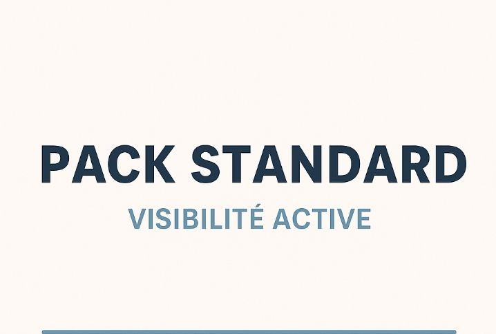 🟧 PACK STANDARD – Visibilité Active