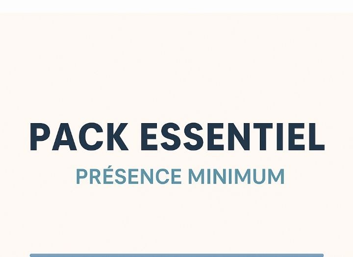 🟦 PACK ESSENTIEL – Présence Minimum